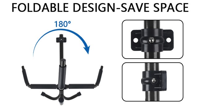 Kayak Storage Rack,Kayak Wall Mount,Heavy Duty Kayak Rack for Garage,Folding