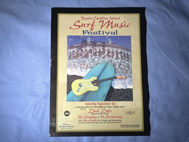 DESCANSO CASINO SURF MUSIC FESTIVAL 1976-11″ x 8 1/4″-ORIGINAL /$457 eBay Value