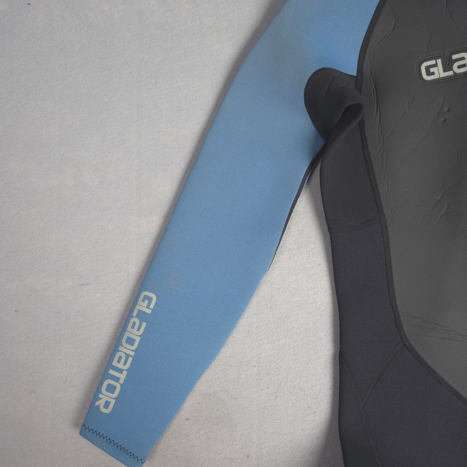 Gladiator Pro Wetsuit 3/2mm Full Body Scuba Diving Surfing Blue Black Size 14