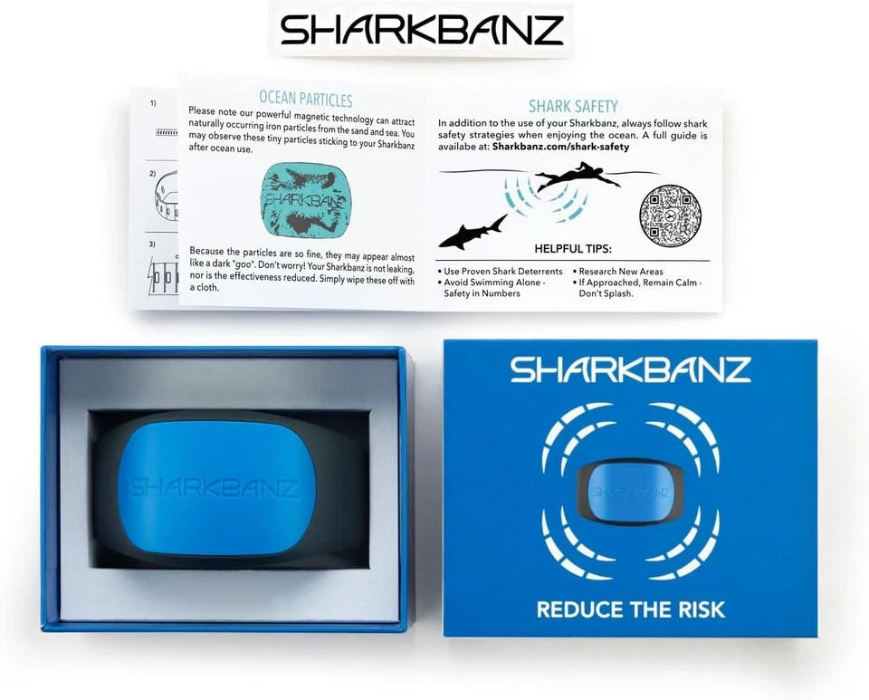 2 – Magnetic Shark Deterrent Band for Swimming, Surfing, Diving, Snorkeling and