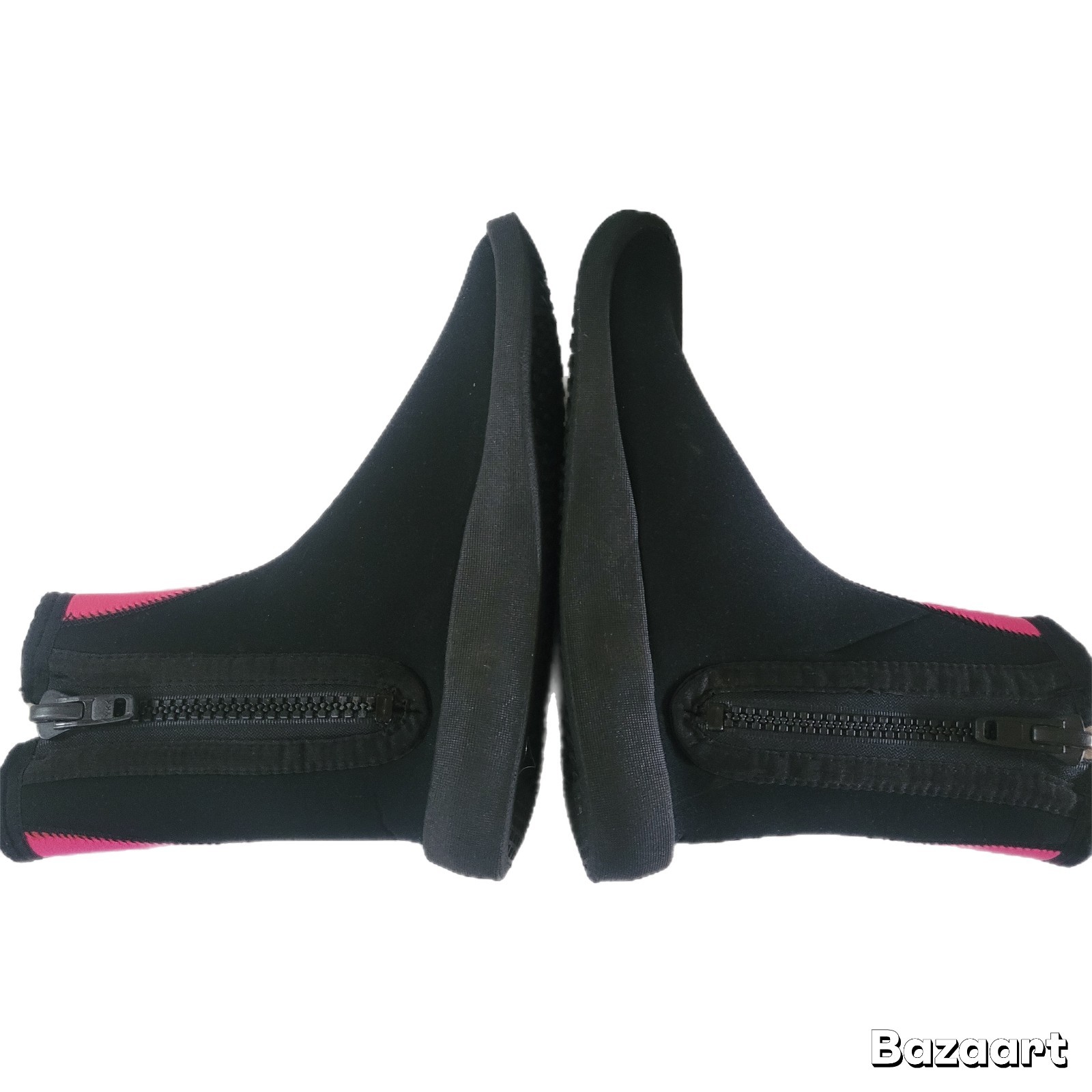Deep See Women’s Black Neoprene Scuba Snorkel Water Reef Side Zip Boots 9