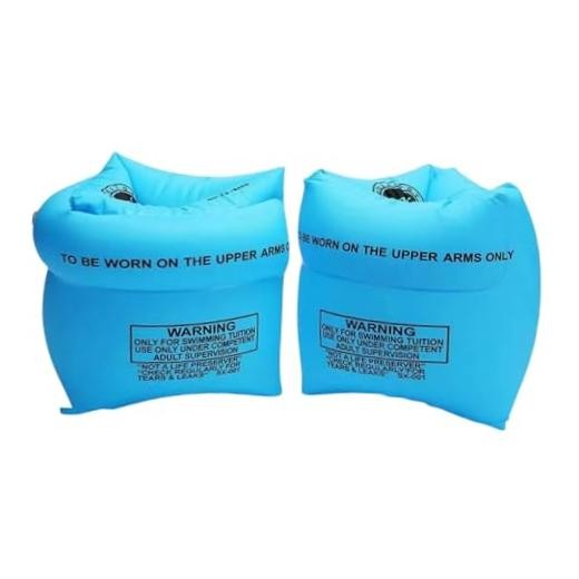 2-4 Pack Arm Floaties for Kids and Adults, Pool Floats, Inflatable 1 Pair Blue