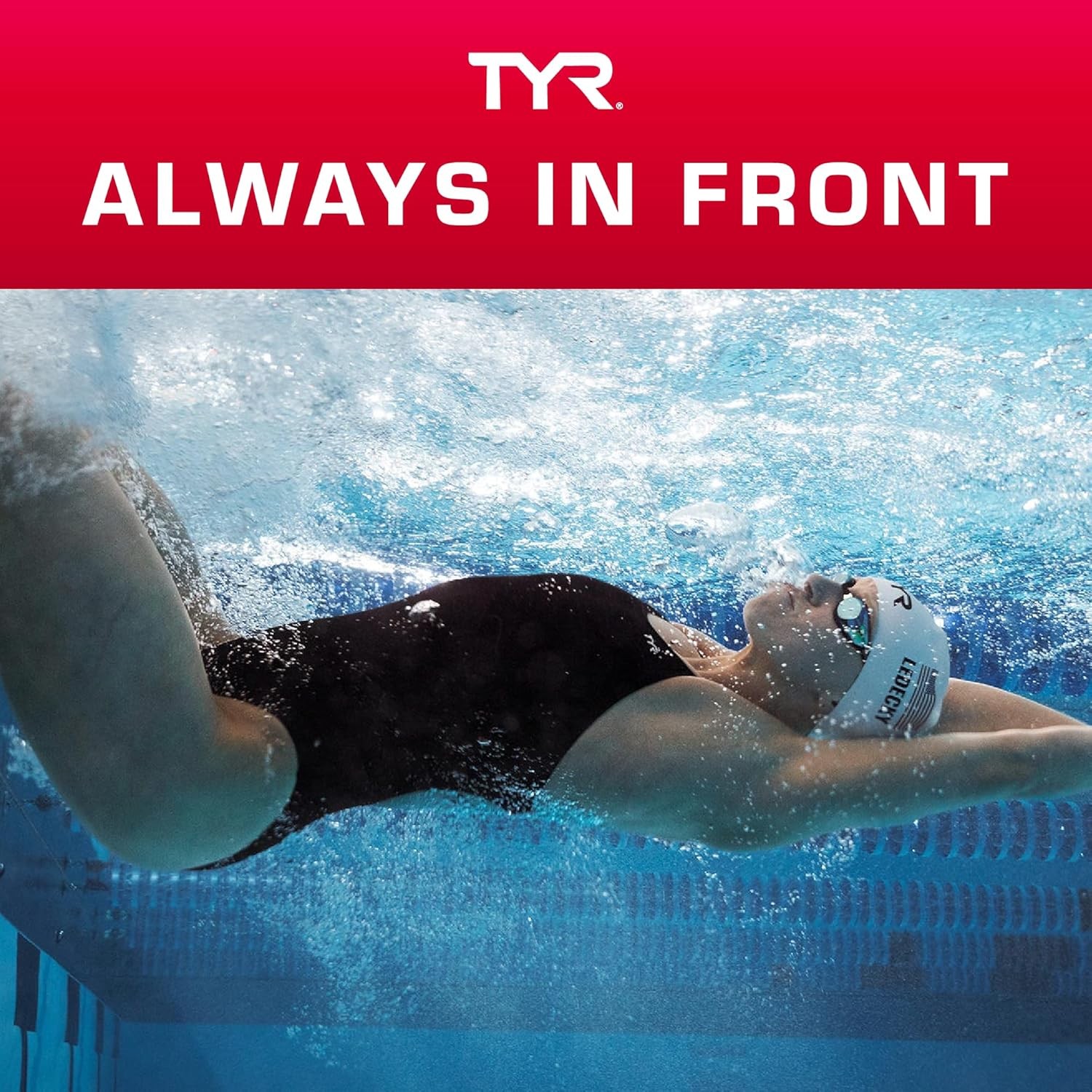 TYR Ultralite Elite Adults Swim Snorkel, Ultra-Lightweight & Comfortable, Black