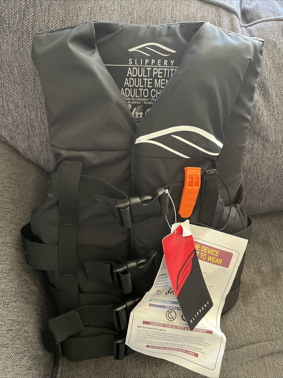 Slippery Hydro Nylon Vests XS Black