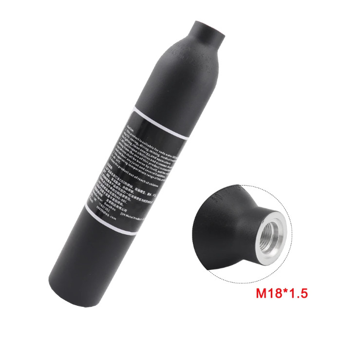 PCP 300BAR 4500PSI Tank Aluminum Co2 Cylinder High Pressure Air M18x1.5 Thread