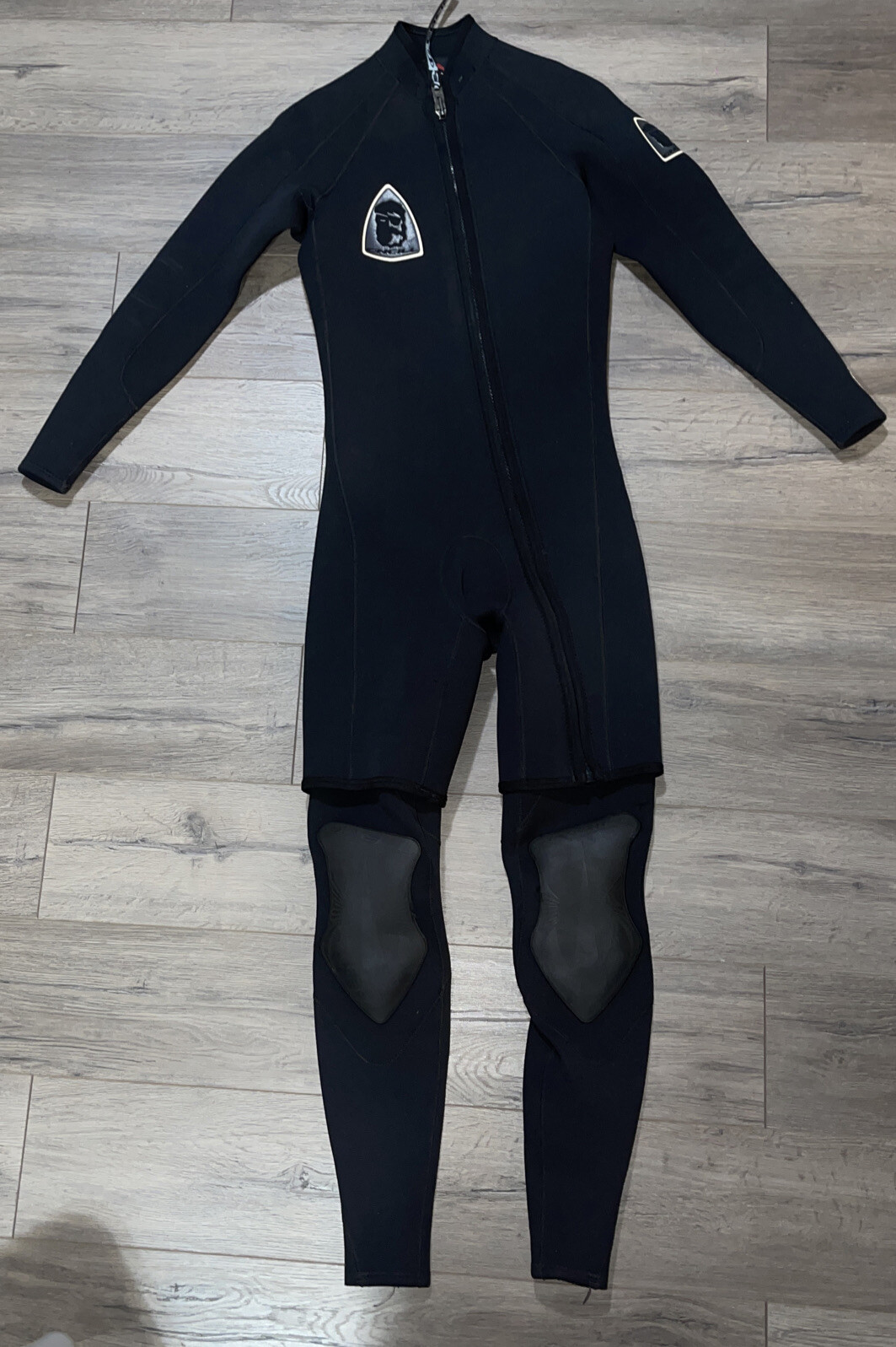 O’NEILL Wetsuit 2 Piece Set Spring Shorty Top Long John Bottom 3mm Black Small
