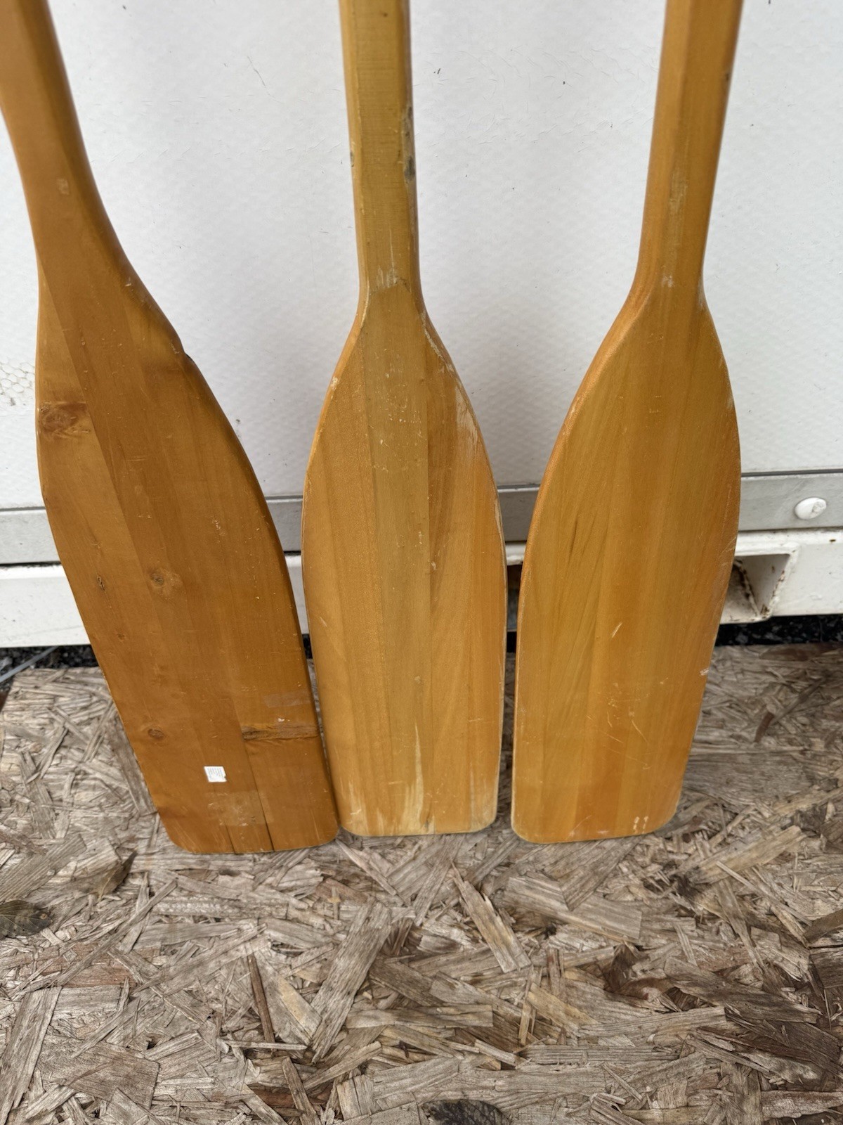 Beaver Brand Paddles and Oars 59” 52 1/2” Wooden Paddle Marine Raider 3 Oars