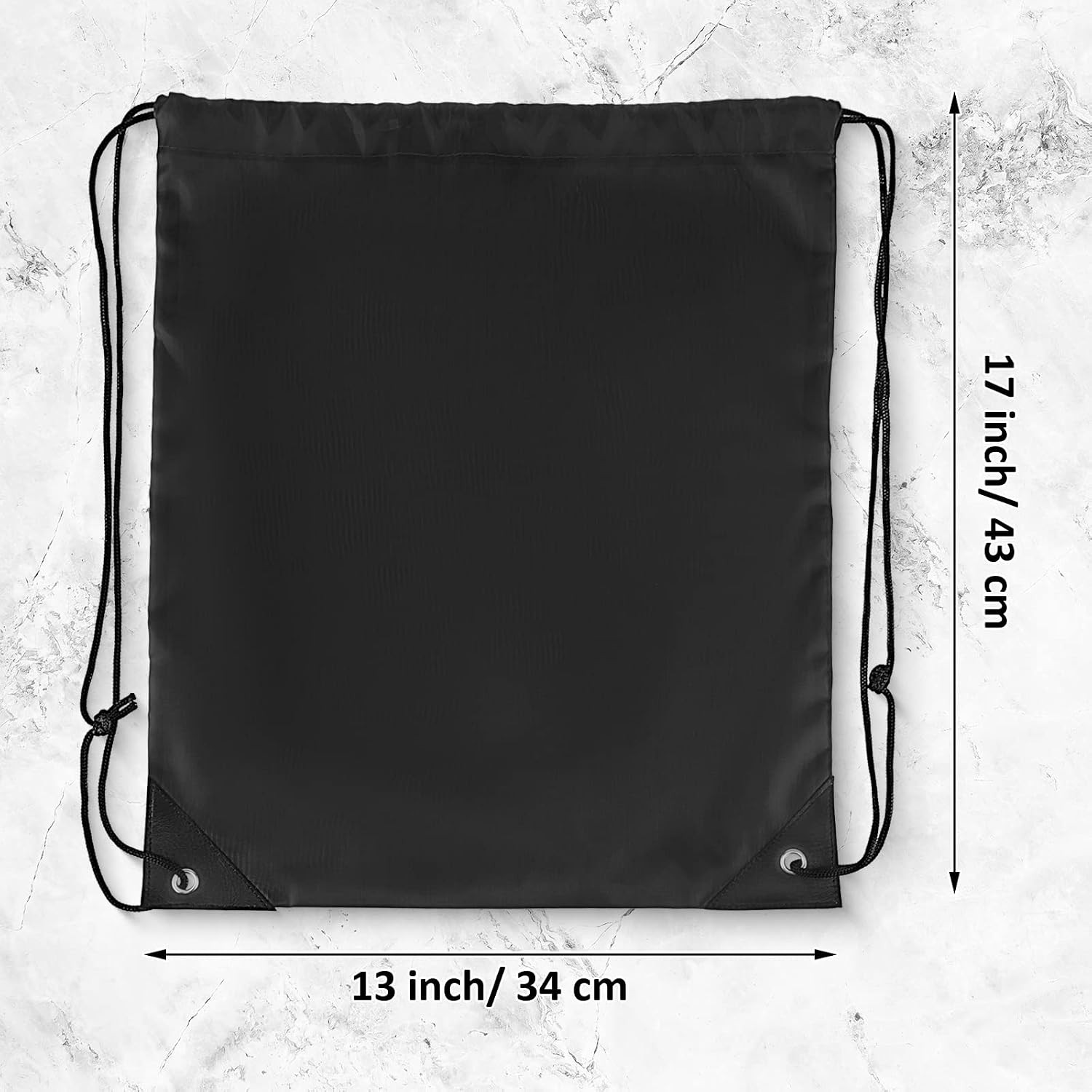 60 Pieces Drawstring Backpack Bags Sports Drawstring Bags Bulk Nylon Cinch Bag f