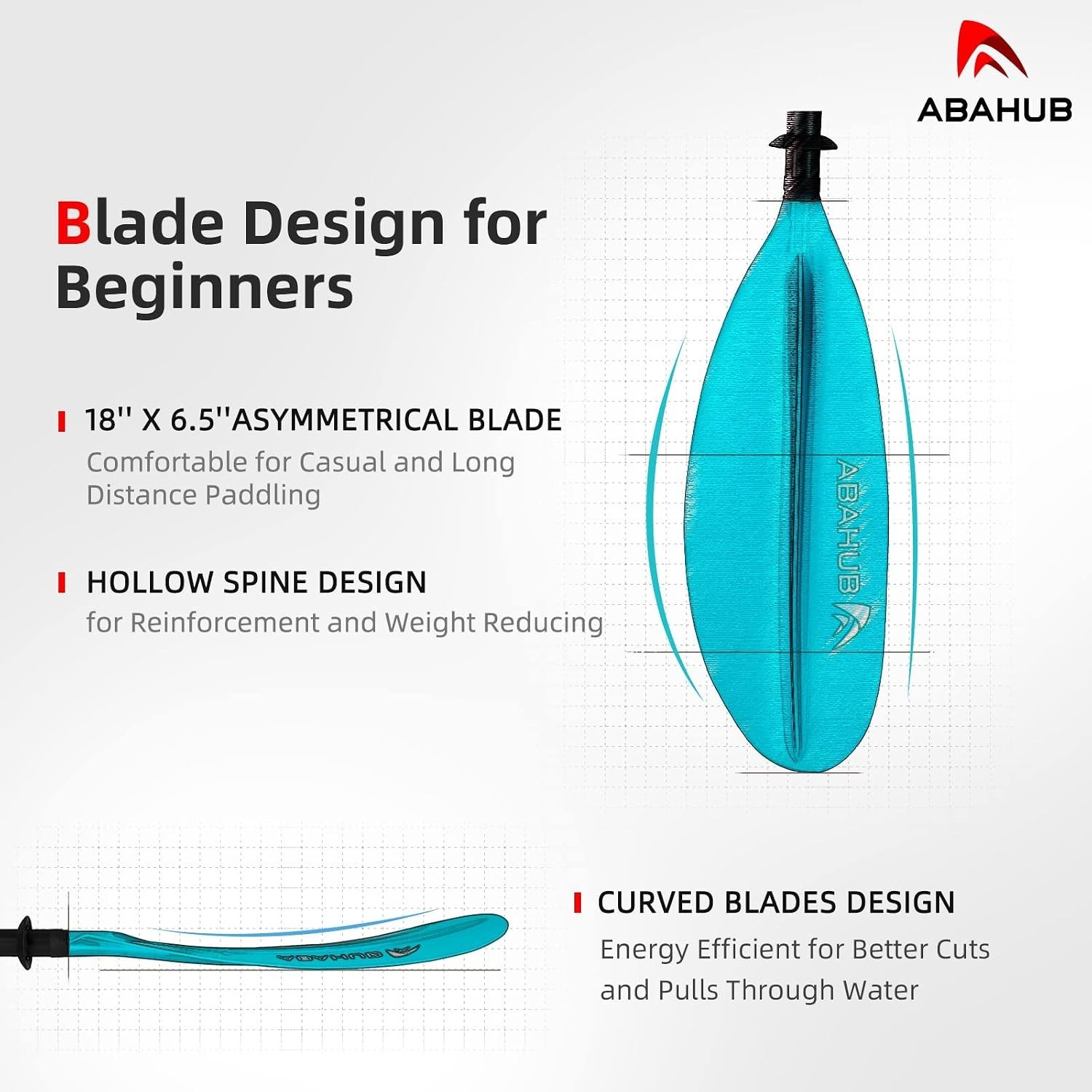 95-Inch Kayak Paddle for Beginners & Intermediates – Multiple Colors
