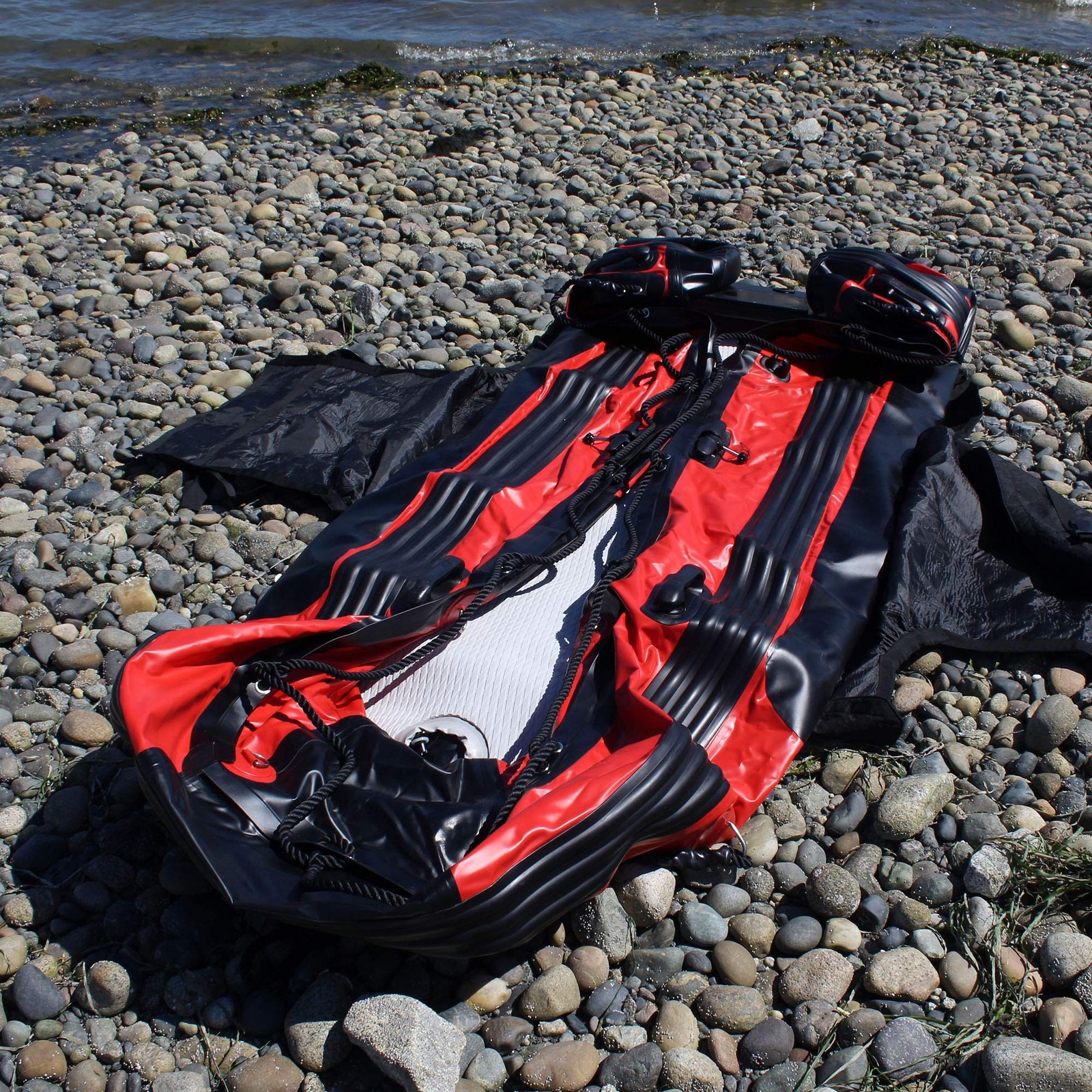 Seamax Foldable Inflatable Boat (Hull) Storage and Carrying Bag, with Sunlite…