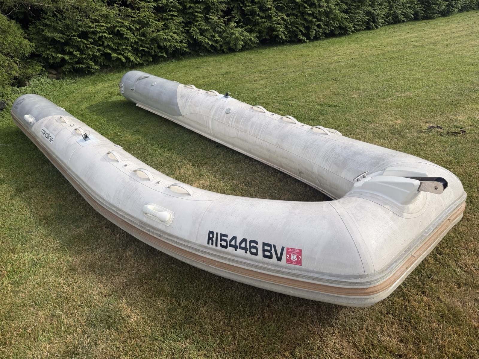 Zodiac Medline 500 USED tubes And New Red Umbrella Sun Shade