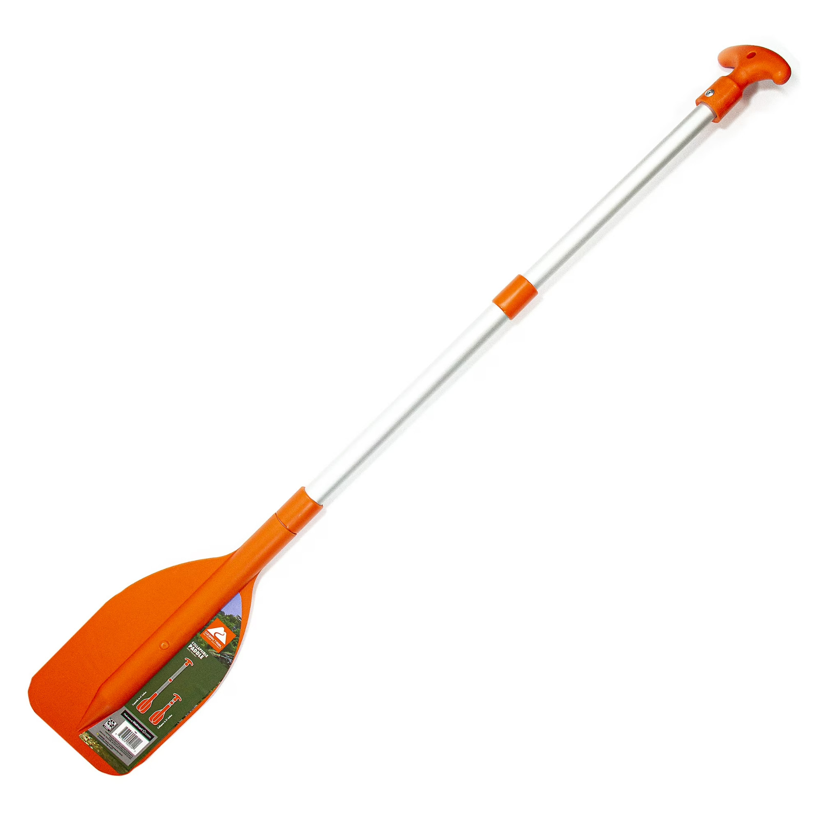 Ozark Trail 41 in Collapsible Boat Paddle with Aluminum Shaft, Telescoping Emerg