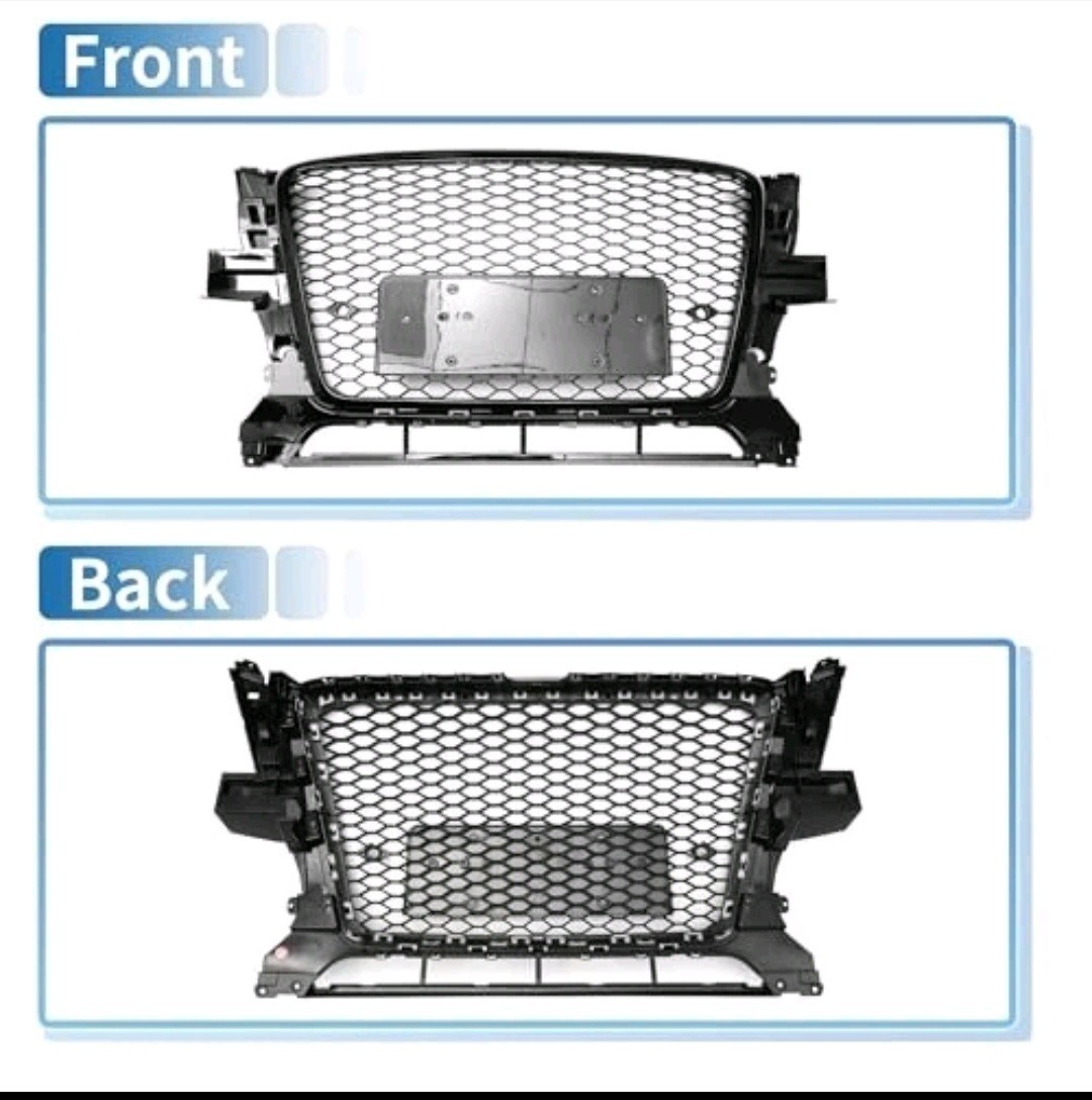 Front Upper Hood Bumper Grille Grill for Audi Q5 2009-2012