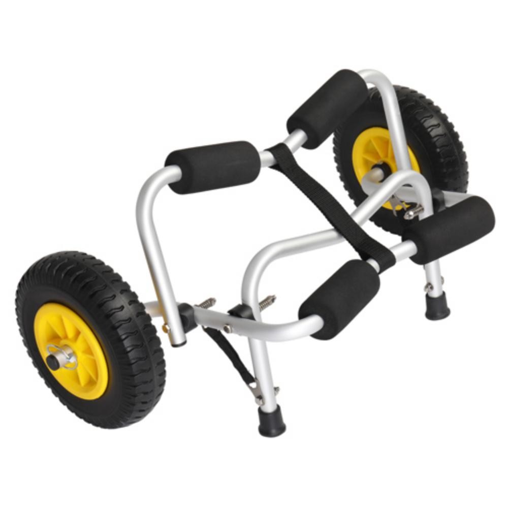 Foldable Kayak Canoe Jon Boat Carrier Dolly Trailer Trolley Transport Cart Wheel