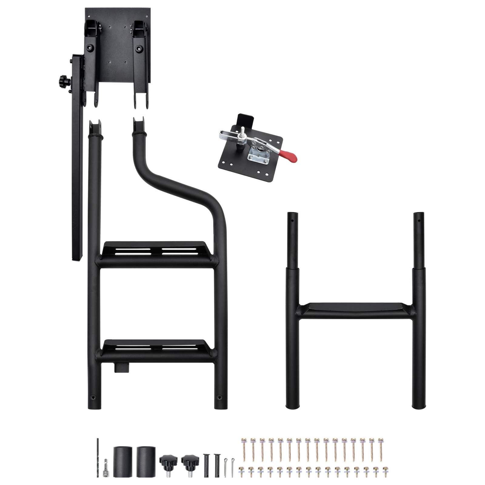 42” Universal Tailgate Ladders for Pickup Truck, Heavy Duty Foldable Pickup …