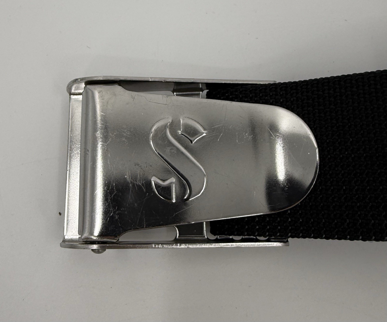 ScubaPro Stainless Steel Nylon Black Weight Belt Buckle Scuba Pro Dive Rubber