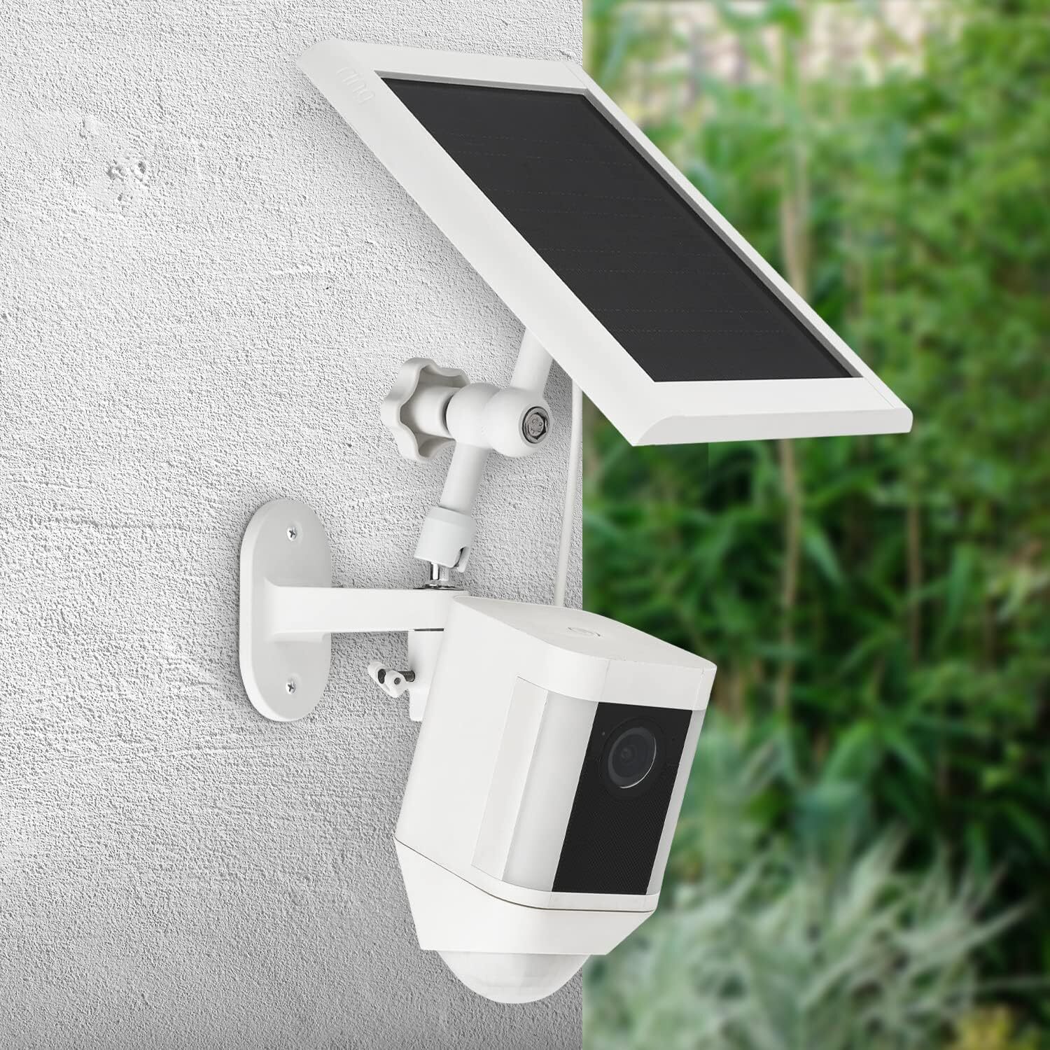2-in-1 Wall Mount for Ring Solar Panel, Stick Up Cam Battery, Spotlight Cam…