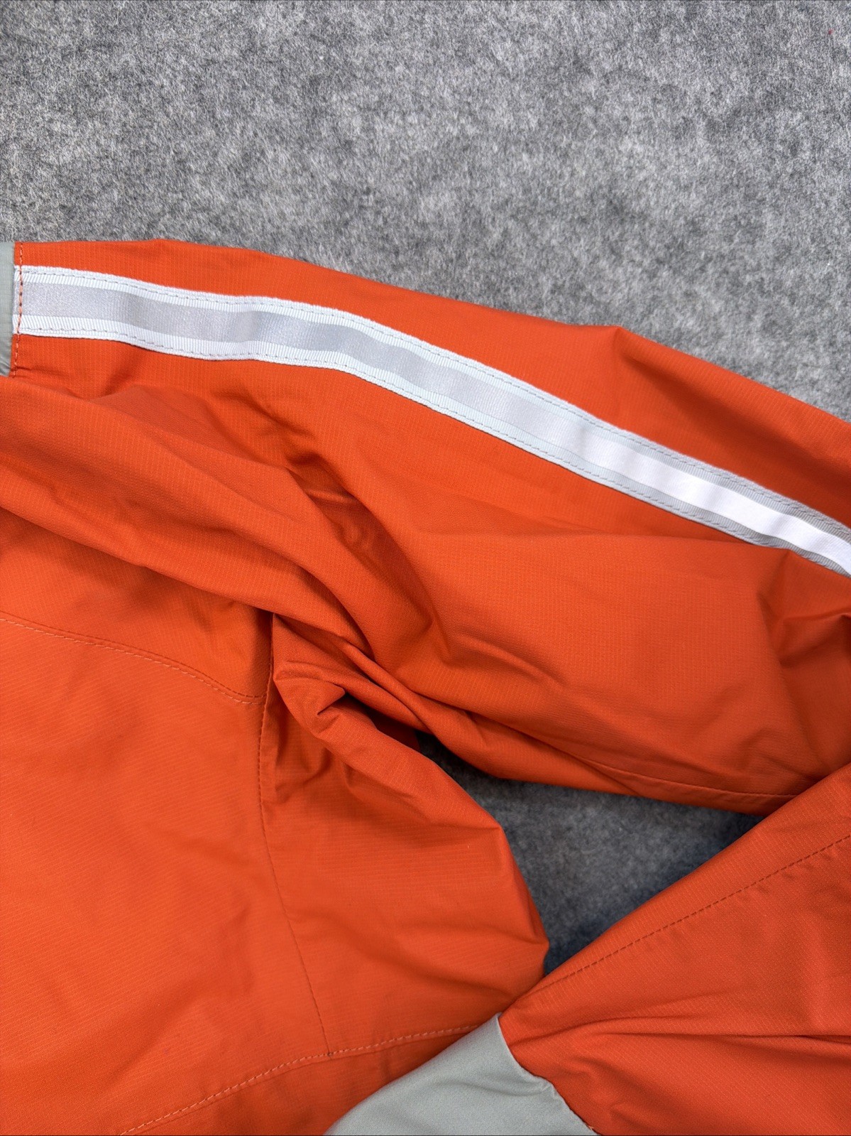 Peak X3 UK Whitewater Kayaking CagouleJacket Orange Grey Waterproof 1/2 Zip EUC