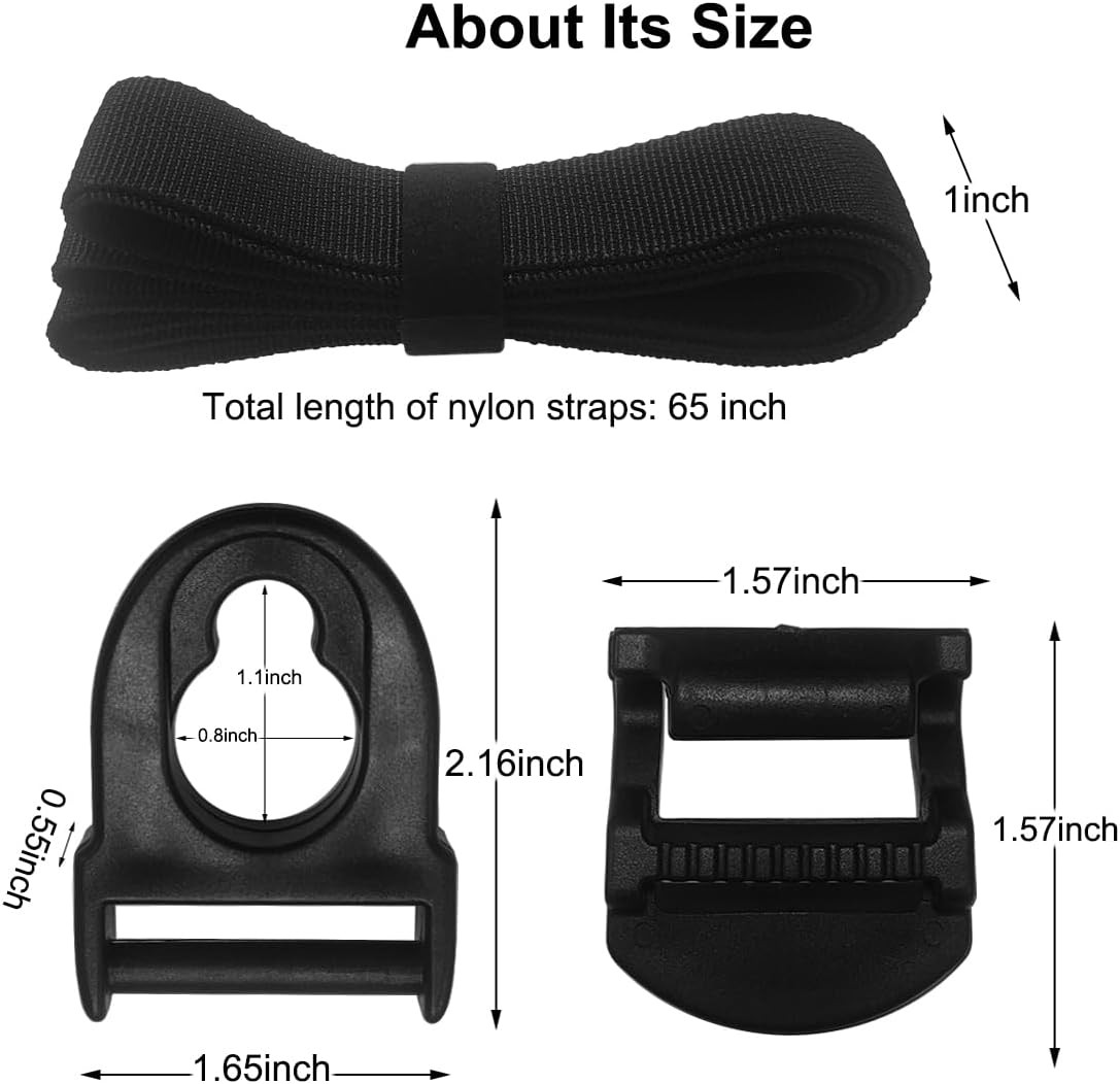 Kayak Seat Repair Kit Clips & Hooks Compatible with Lifetime Emotion
