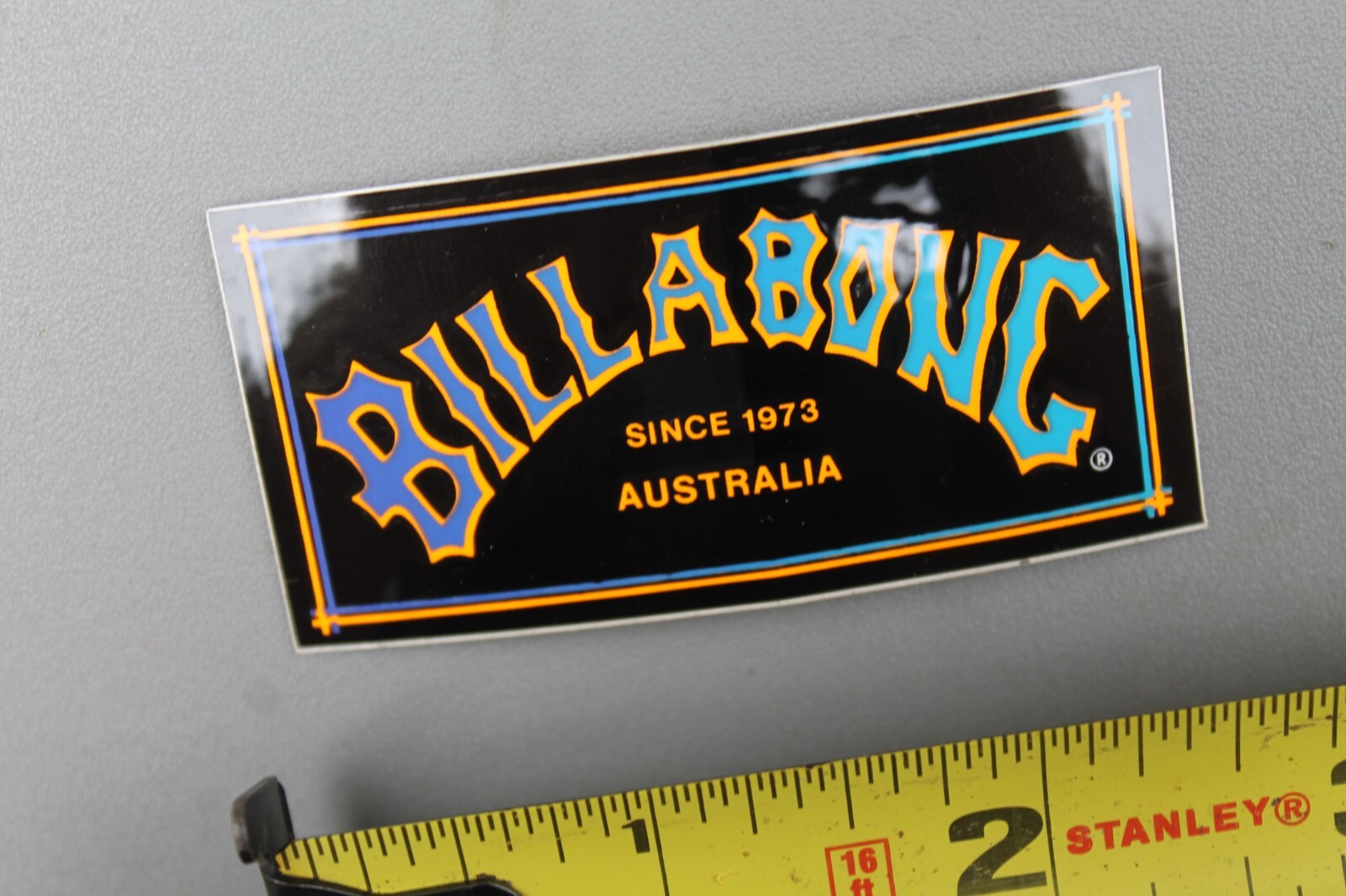 Billabong Surfboards Purple Neon Orange Green OG 80’s B8 Vintage Surfing STICKER
