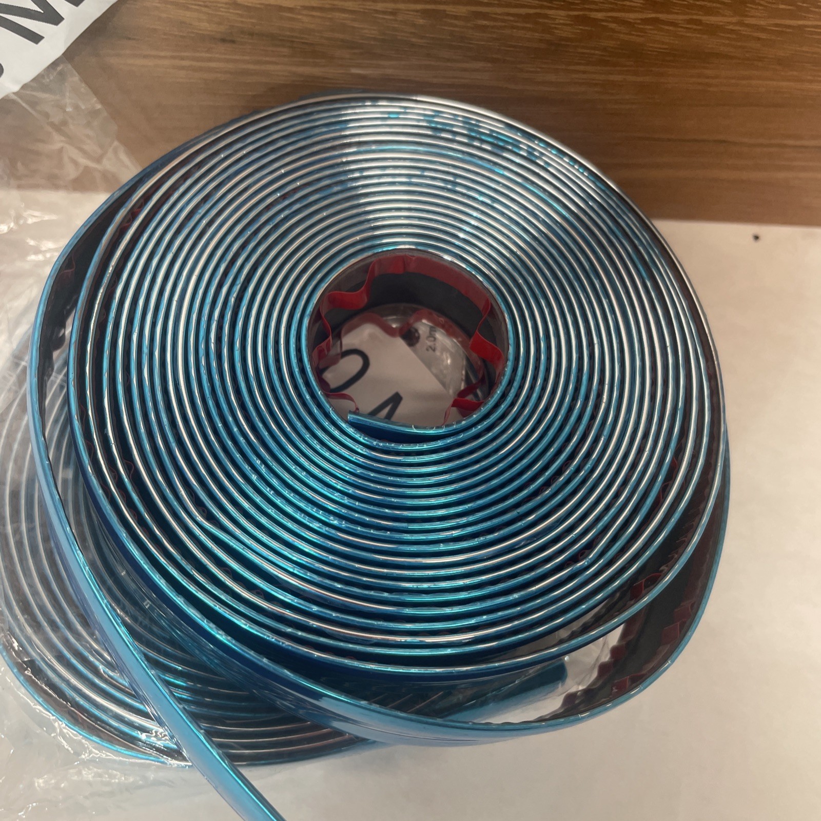 Chrome Silver Body Side Molding Trim. 5m Roll. 30mm. Lot Of 2