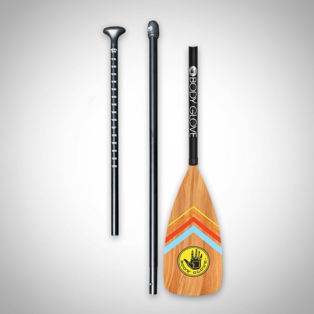 Body Glove Adjustable SUP Paddle For Paddle Board, 3 Piece, Lightweight Aluminum