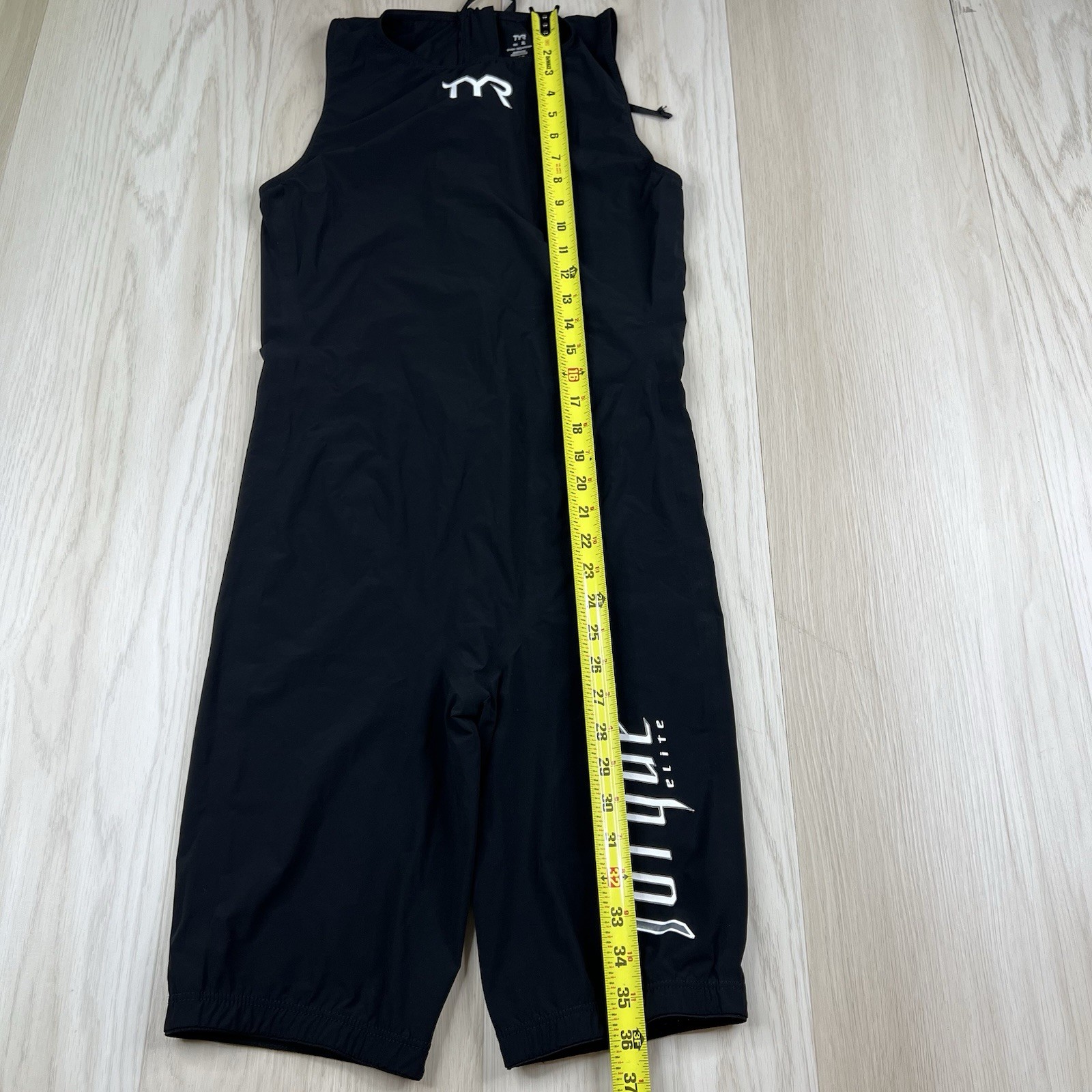 TYR Torque Elite Tri Suit Swimskin Womens Size Xtra Large Black