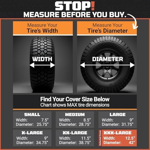 TIRESHIELD PRO XXX-Large – Fits Tire Diameters 39-42″ TIRESHIELD PRO 2 Pack