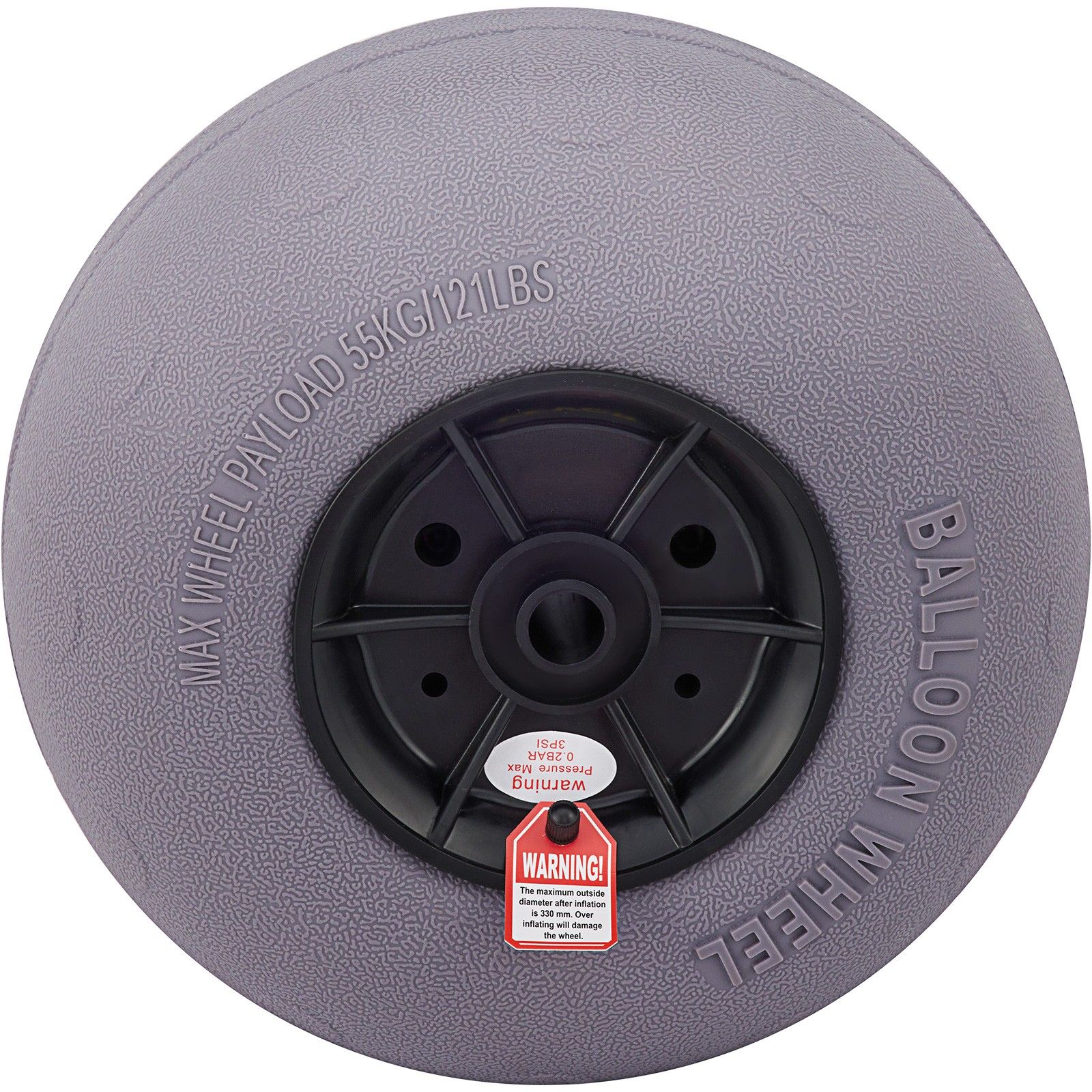 Uimoso Balloon Beach Wheels Replacement Tires 13″ TPU 121 LBS Load Capacity