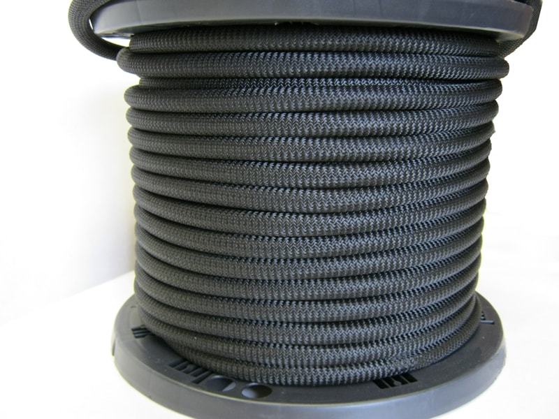 1/2″ Black Bungee Cord Marine Grade Heavy Duty Shock Rope Tie Down Stretch Band