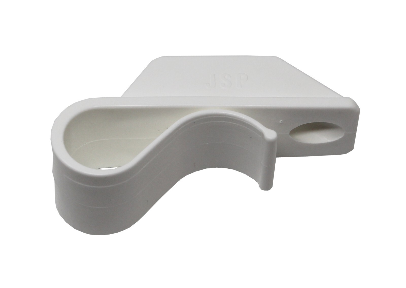 White Plastic Fender Hanger Adjuster Clip for 1″ Round Boat Rails Bumpers