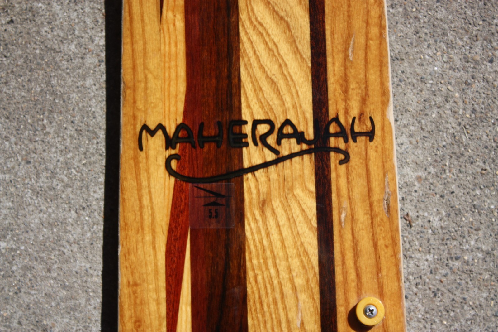 Vintage 70’s Wood MAHERAJAH 5.5 Water Ski Single Ski