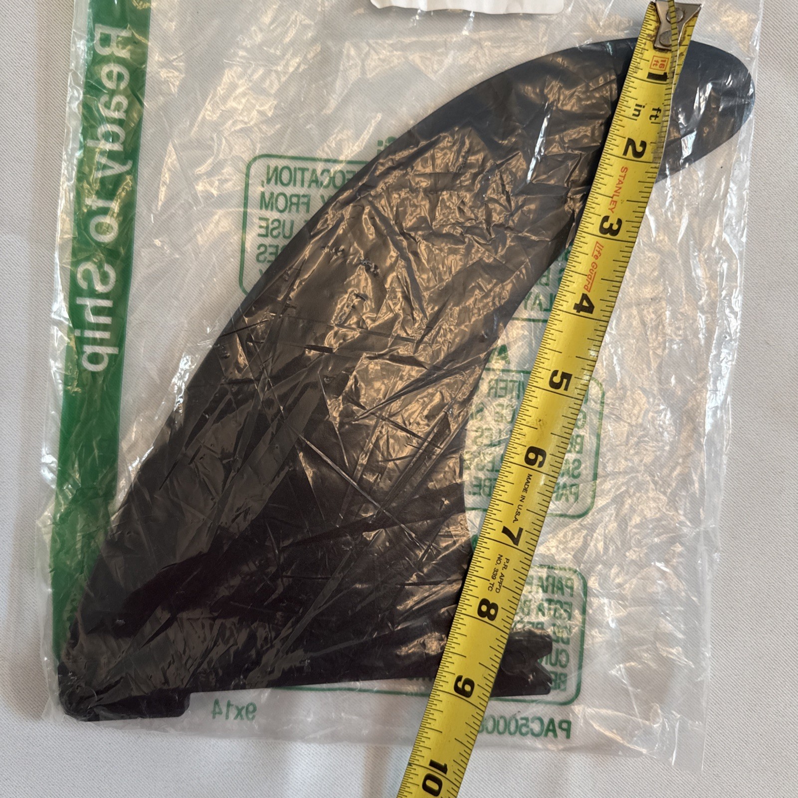 Paddleboard Fin Replacement – 9” Black-1PCS