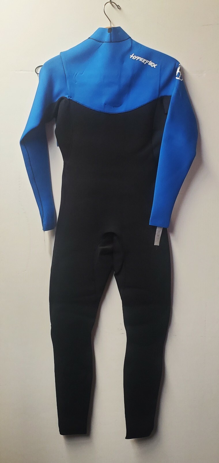 HYPERFLEX Men’s 3/2 VYRL CZ Wetsuit – Black/Blue – Size Medium – NWT