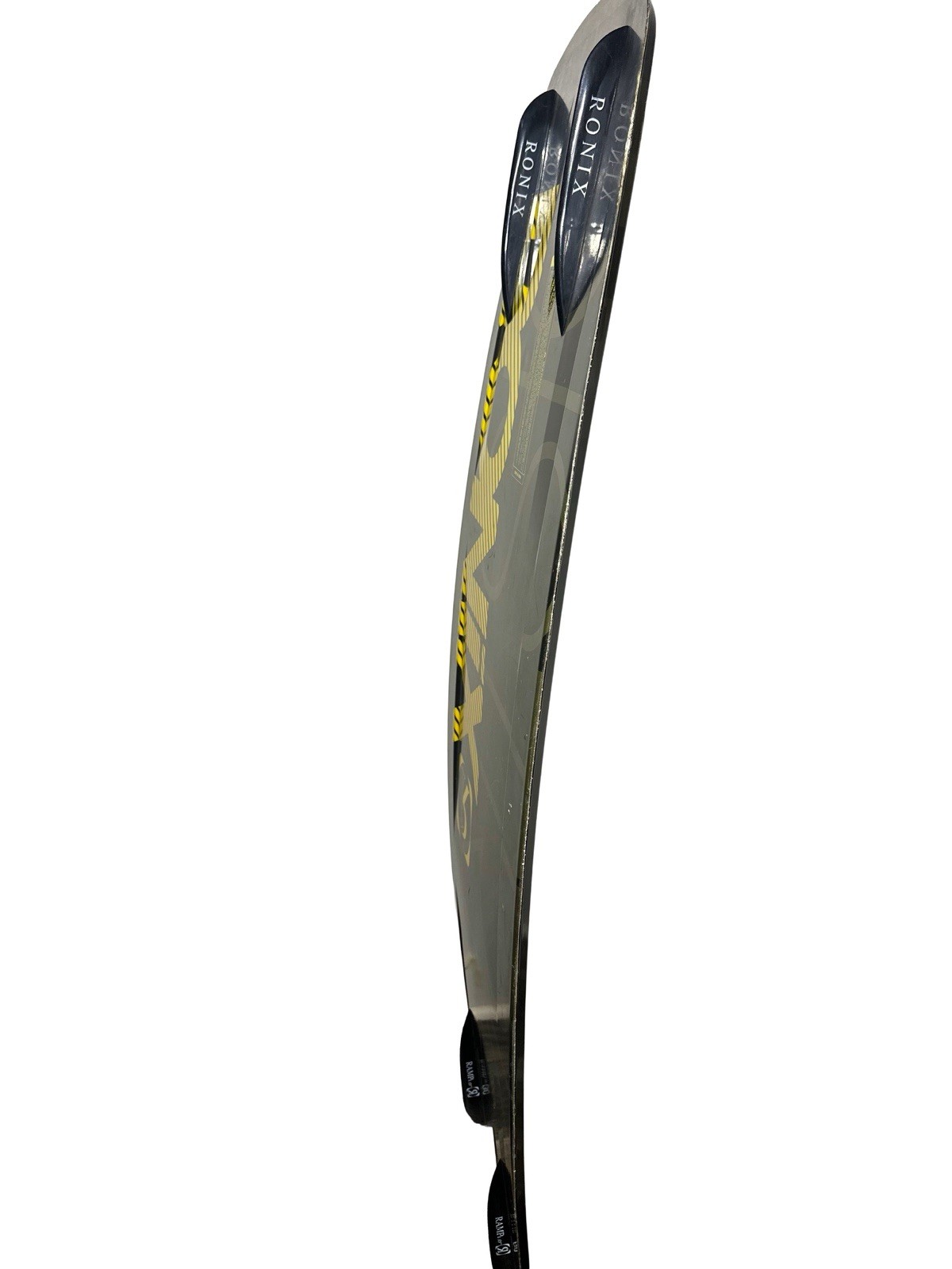 134 Ronix District Wakeboard Black And Yellow Accents – 1 Inch Fins – Unisex
