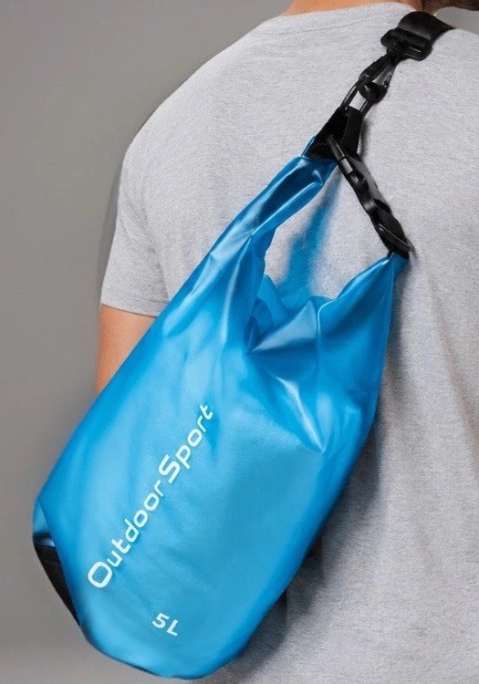 Embrace Earth’s Element Dry Bag 5L Waterproof Roll Top Bag w/ Strap Brand New