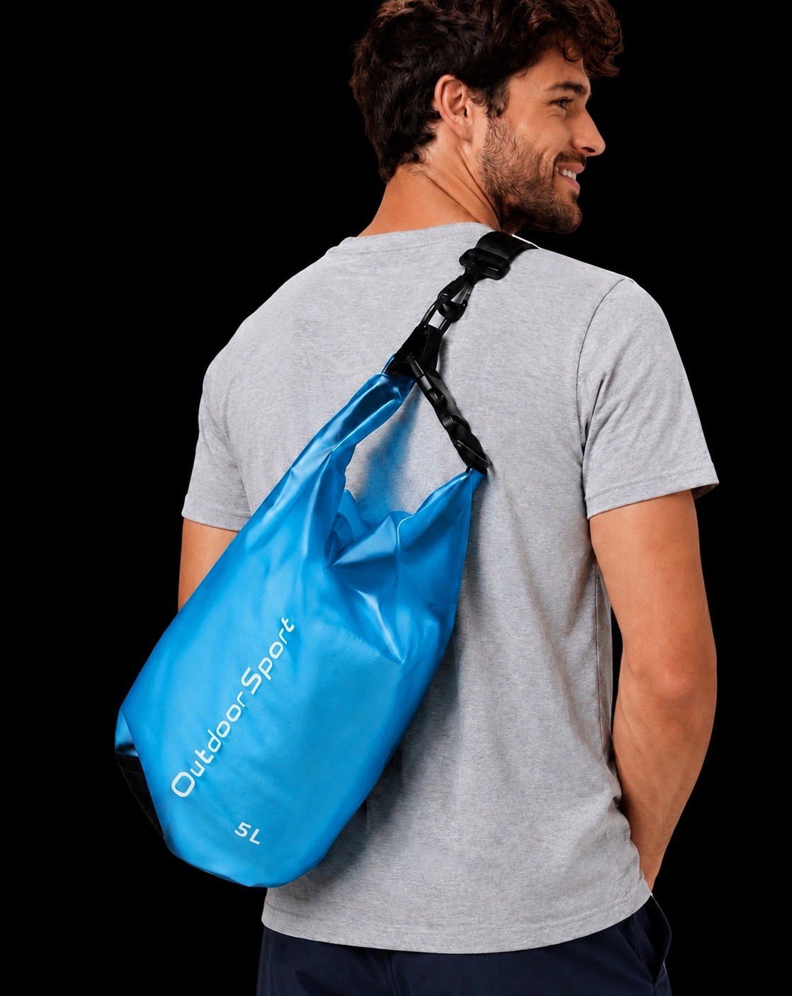 Embrace Earth’s Element Dry Bag 5L Waterproof Roll Top Bag w/ Strap Brand New