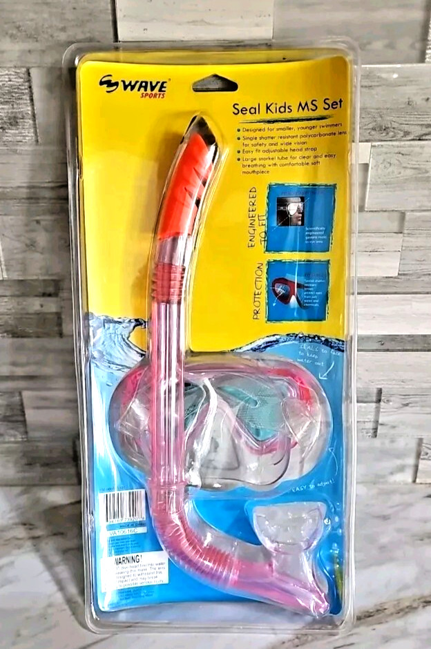 Wave Sports Seal Kids MS Set Mask And Snorkel Ages 3-6