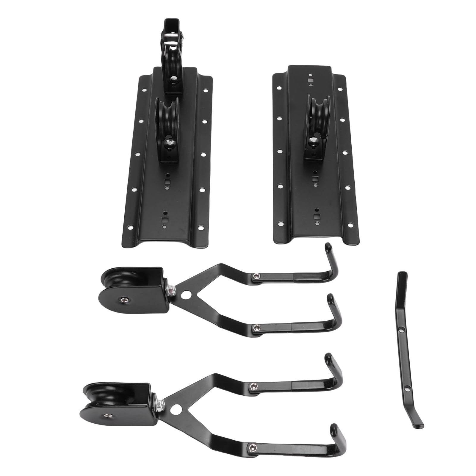 Cargo Box Storage, Heavy Duty Garage Pulley Lift System with 150 Lbs Capacity…