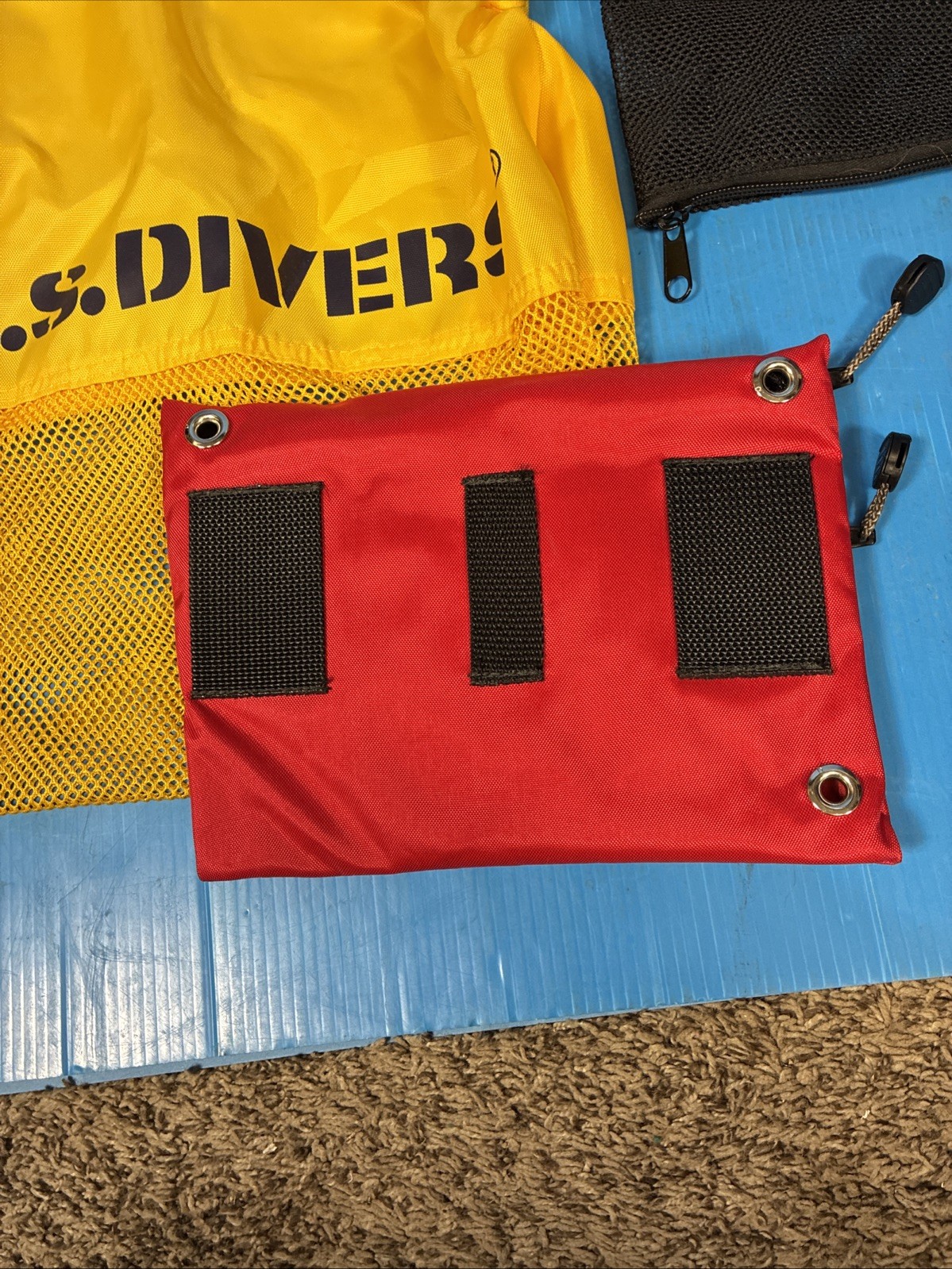 Dive Rite Organizer, U.S.Divers Mesh Catch Bag, UTC Storage Bag Excellent