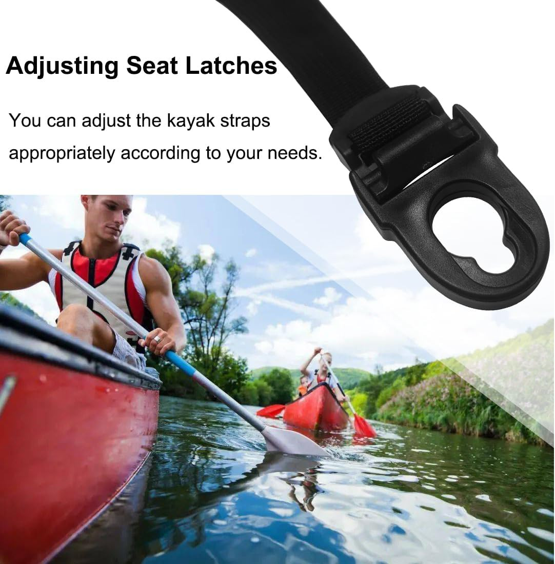 Kayak Seat Repair Kit Clips & Hooks Compatible with Lifetime Emotion