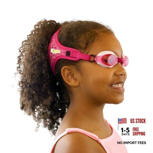 Anti-Fog Swimming Goggles for Kids under 10 (Ages 3-10) Recommended Pink Frog