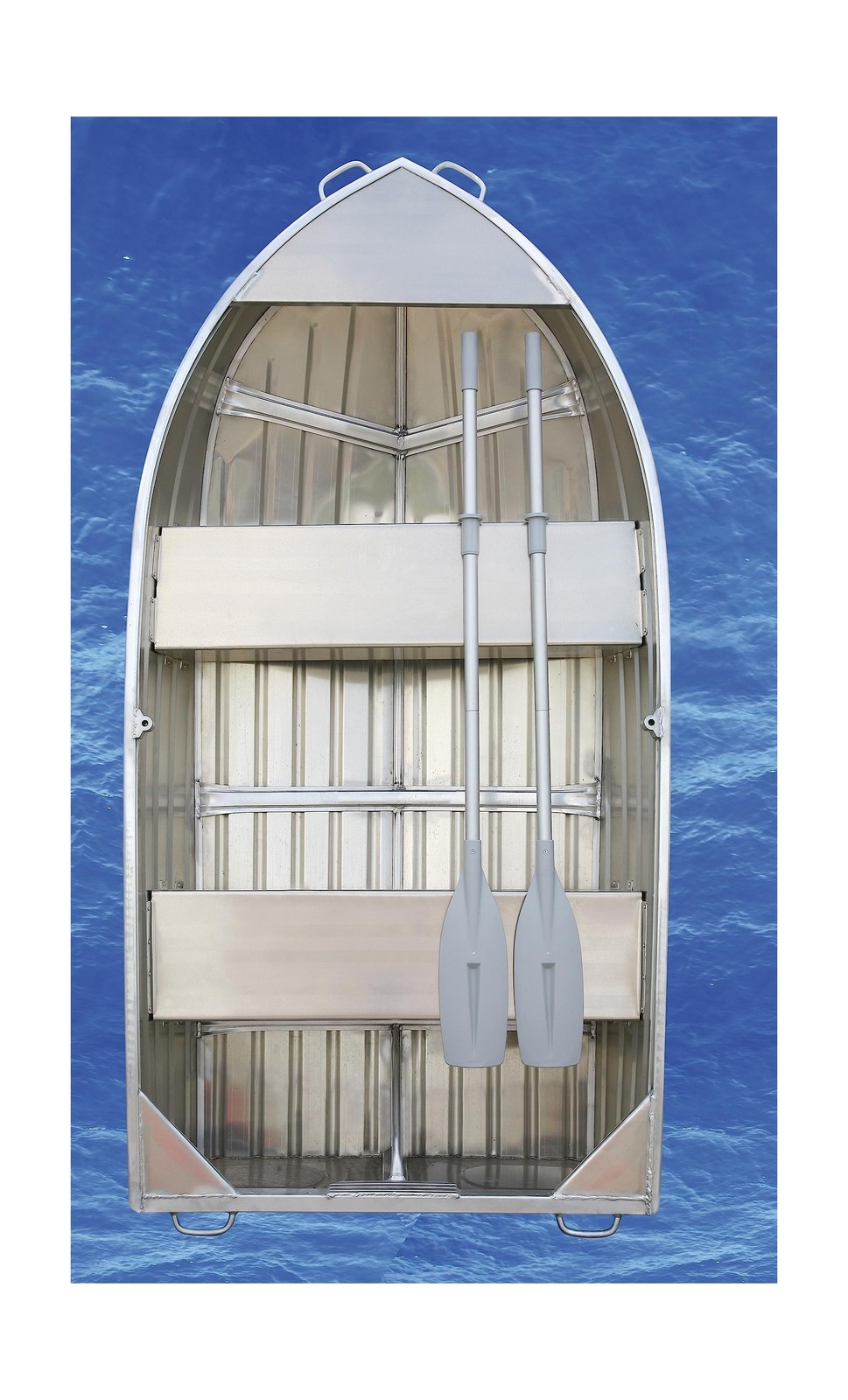 Oceansouth Heavy Duty Pair of Oars 78″ Long with Oar Locks, Split Shaft.