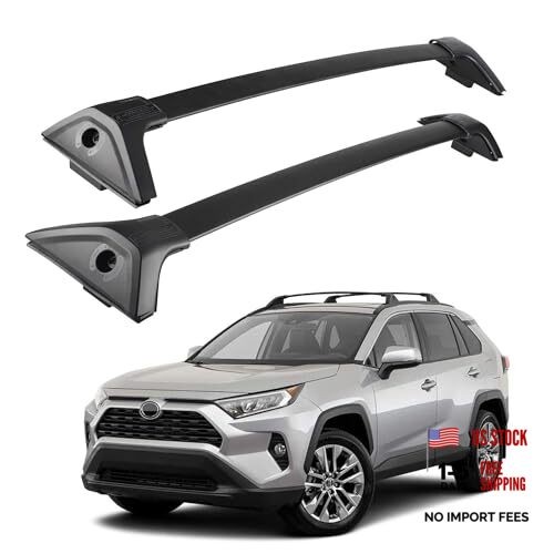 300LBS Roof Rack Cross Bars for 2019-2025 RAV4 with Side Rails, 2019-2025 Rav4