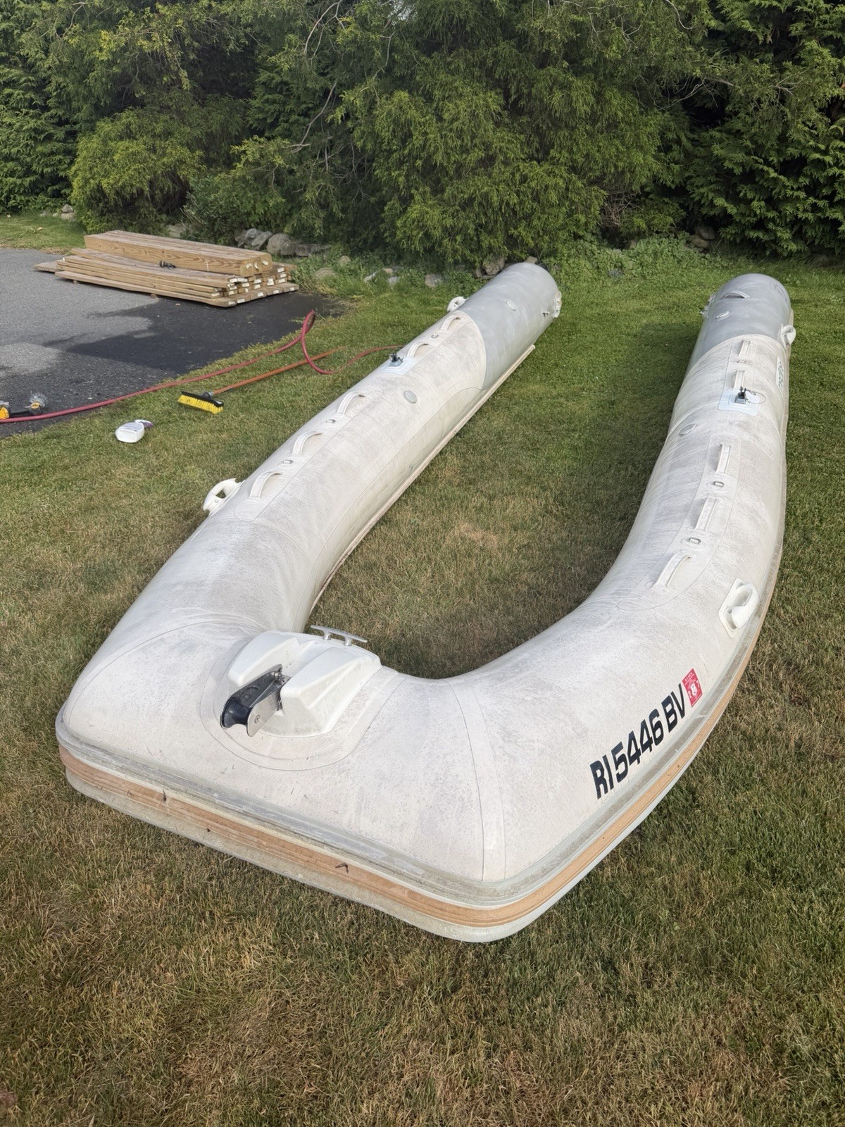 Zodiac Medline 500 USED tubes And New Red Umbrella Sun Shade
