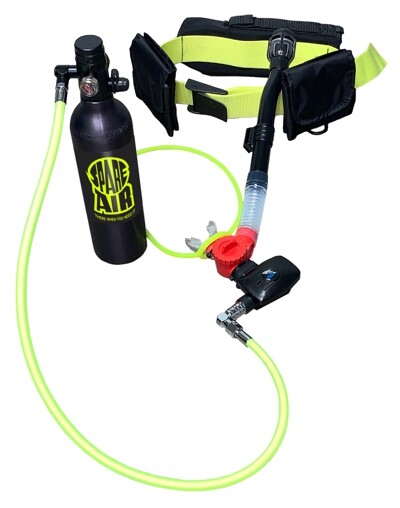 SPARE AIR XTREME 6 Mini Scuba tank kit /15-20 min diving adventure/ pony bottle