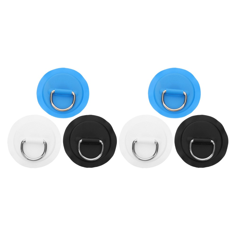 6 Pcs Surfboard Fixing Buckle Inflatable Paddle Rings Boats Patch