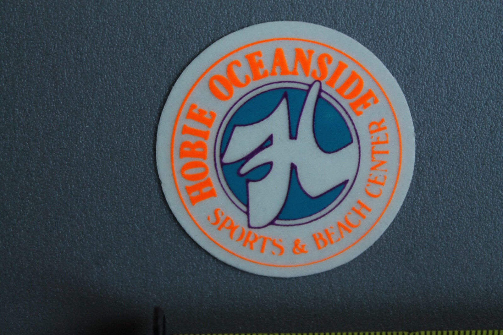 Hobie Surfboards Oceanside Neon Orange Blue OG 80’s V58A Vintage Surfing STICKER