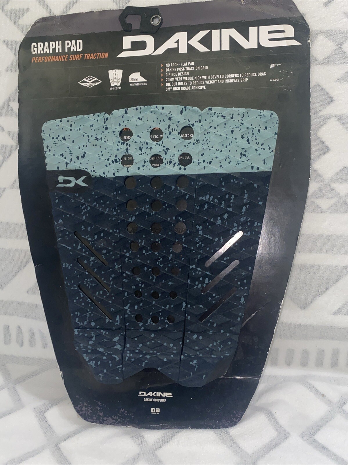 Dakine Graph Pad Performance Surf Traction 3 Piece Pad