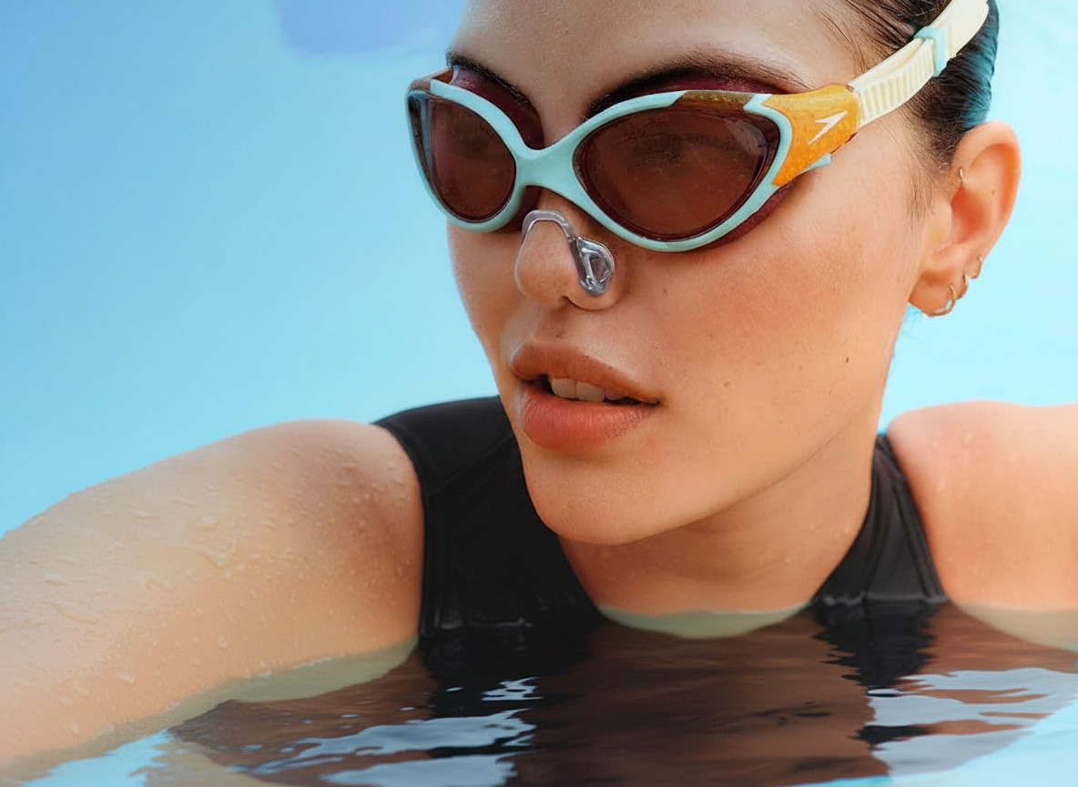 Speedo Swim Nose Clip Liquid Comfort Anti-Slip Waterproof Nose Plug Swimming